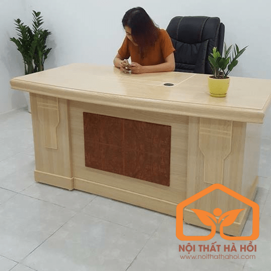 Bàn giám đốc không hộc 1m6 BLĐ7 - Ảnh 3