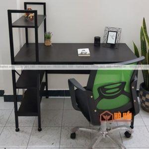 Bàn làm việc liền giá sách BLG04Đ