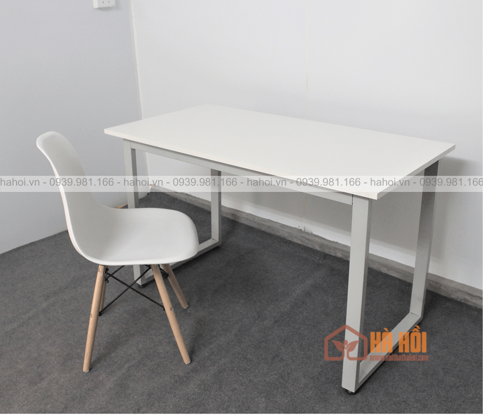 Bàn làm việc chân sắt chữ U 1m2 BVP07