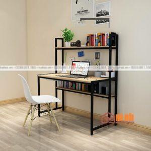 Bàn làm việc liền giá sách BLG03