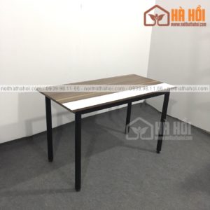 Bàn nhân viên chân sắt đen BVP02