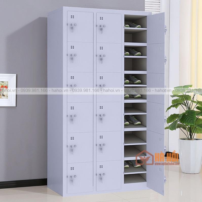 Tủ sắt tư trang 18 ngăn TT18
