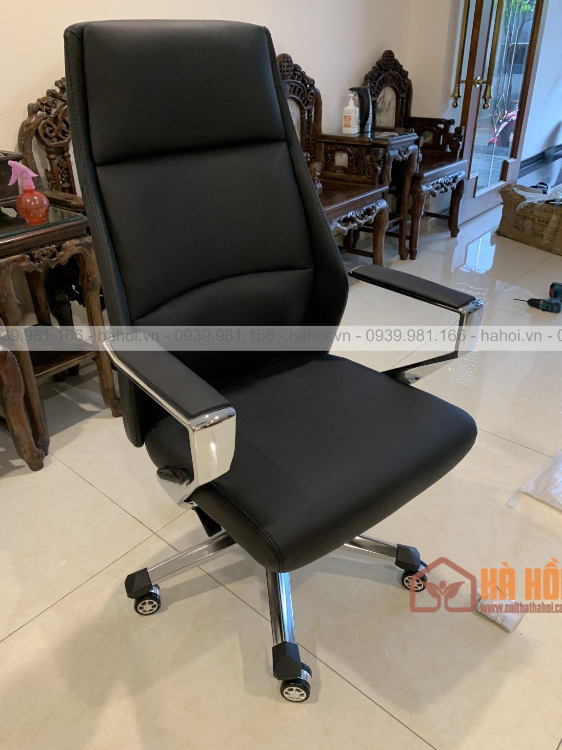 Ghế giám đốc da cao cấp GD19Đ - Ảnh 4