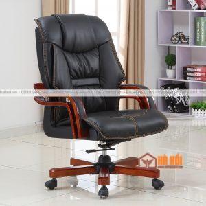 Ghế giám đốc da tay gỗ XD17