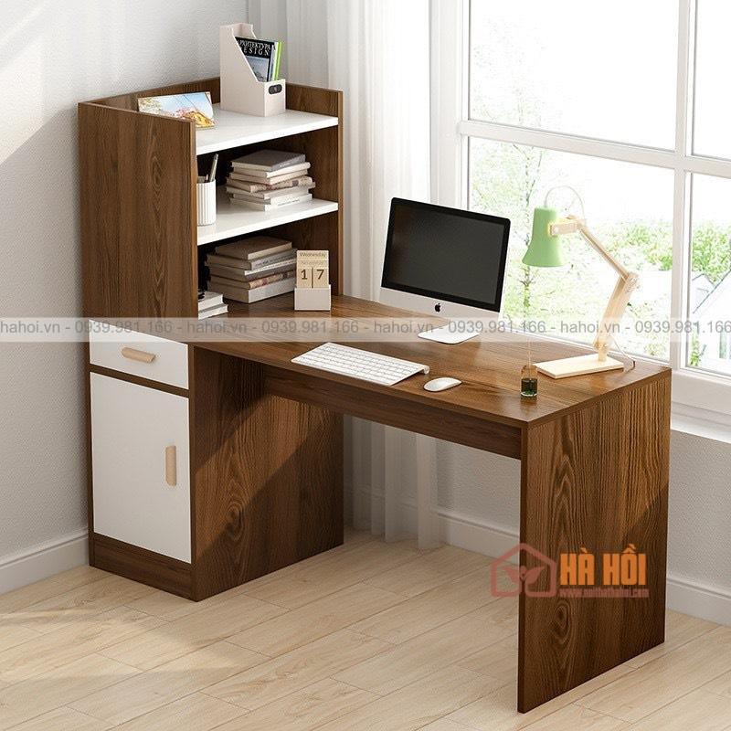 Bàn làm việc liền giá sách BLG09N