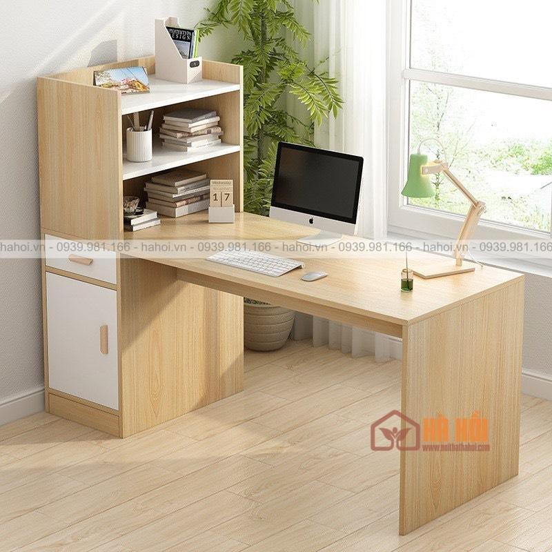 Bàn làm việc liền giá sách BLG09