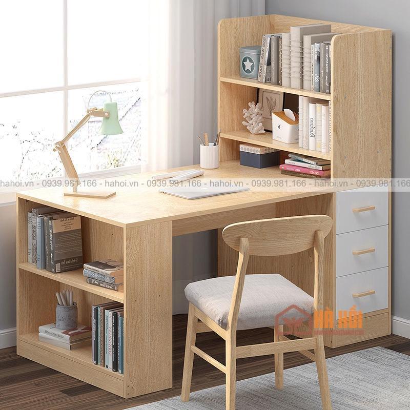 Bàn làm việc liền giá sách BLG11