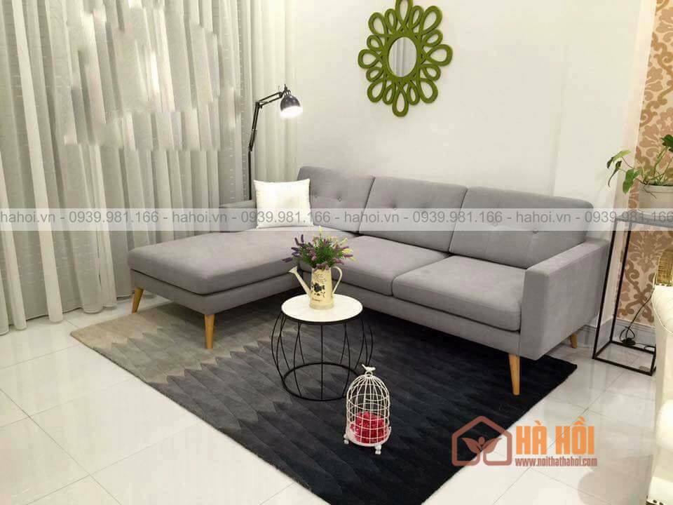 Sofa góc nỉ chữ L – SFG01
