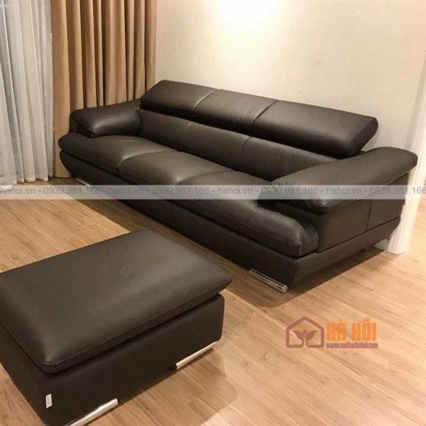 Mẫu ghế sofa da cao cấp dài 2m2