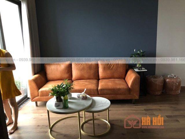 Sofa da tay chéo SFD06