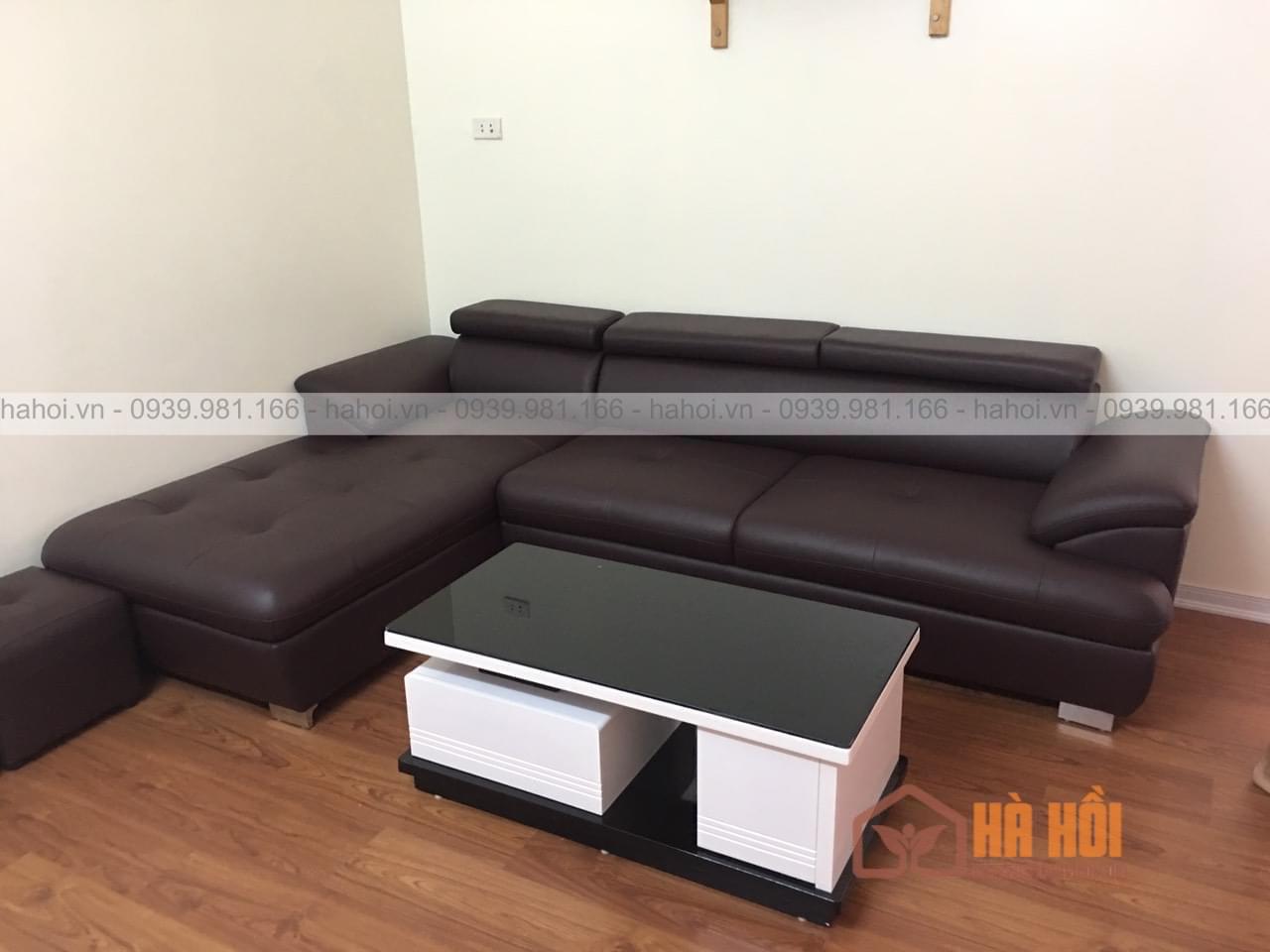 Sofa góc da chữ L SFD-03