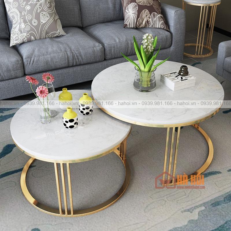 Bàn trà sofa đôi mặt đá BT04 - Ảnh 5
