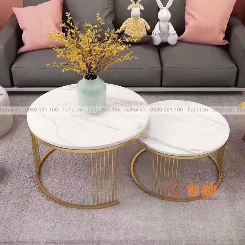 Bàn trà sofa đôi mặt đá BT04 - Ảnh 3