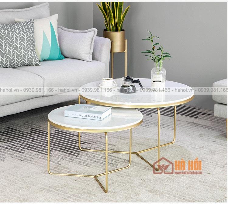 Bàn trà sofa đôi mặt đá BT05 - Ảnh 4