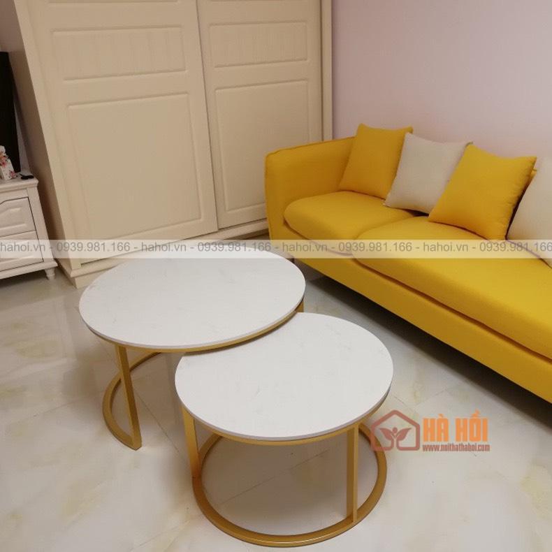 Bàn trà đôi mặt đá BT11 - Ảnh 4