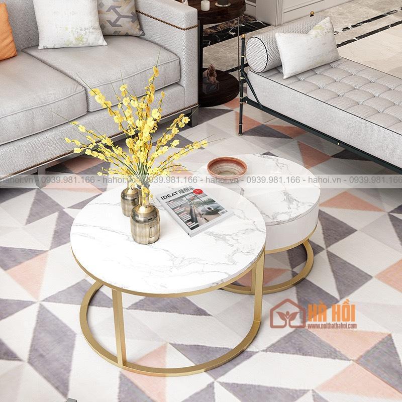 Bàn trà sofa đôi mặt đá BT07 - Ảnh 5