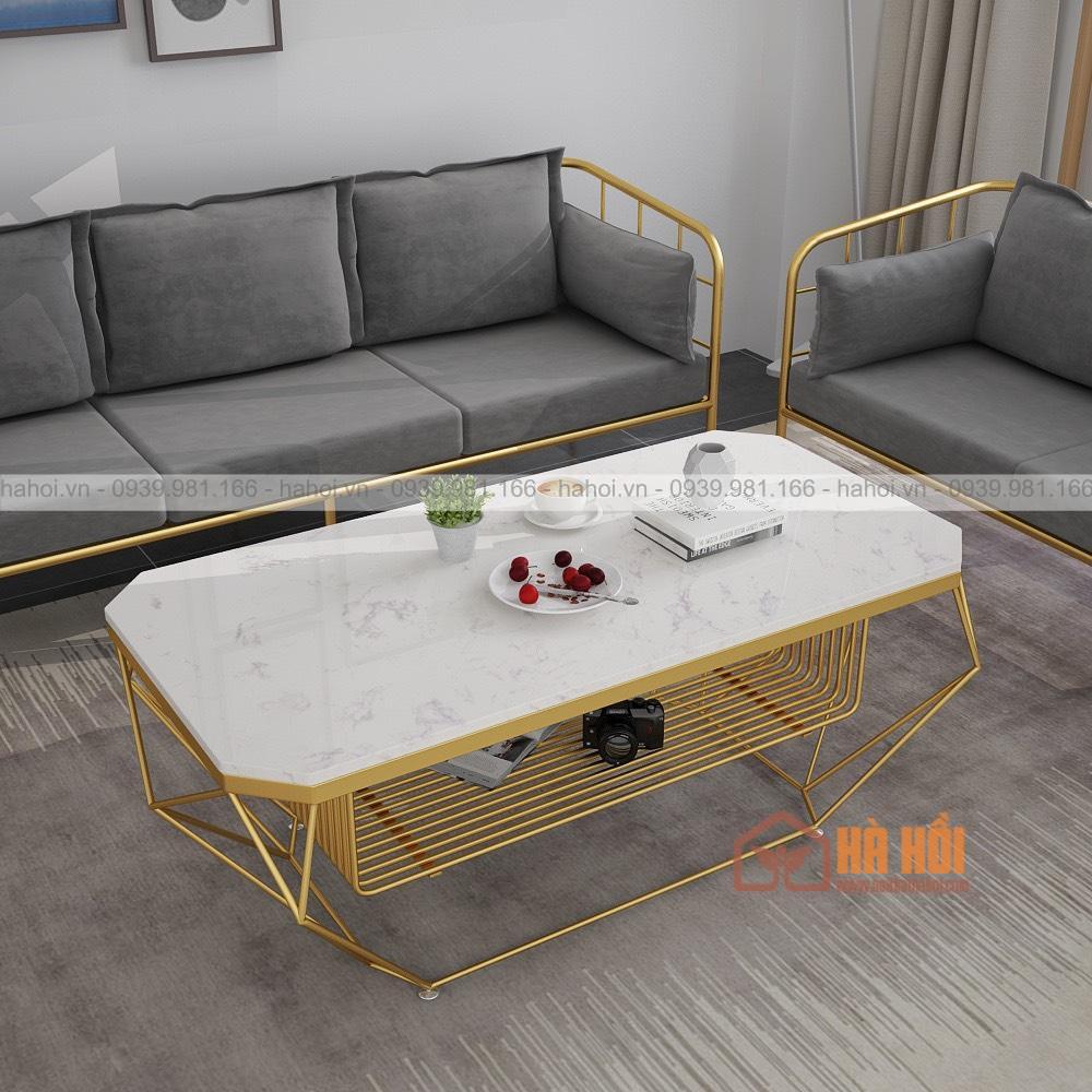 Bàn trà sofa mặt đá BT10 - Ảnh 2