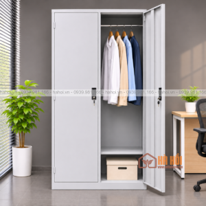Tủ sắt quần áo 2 cánh QAS01