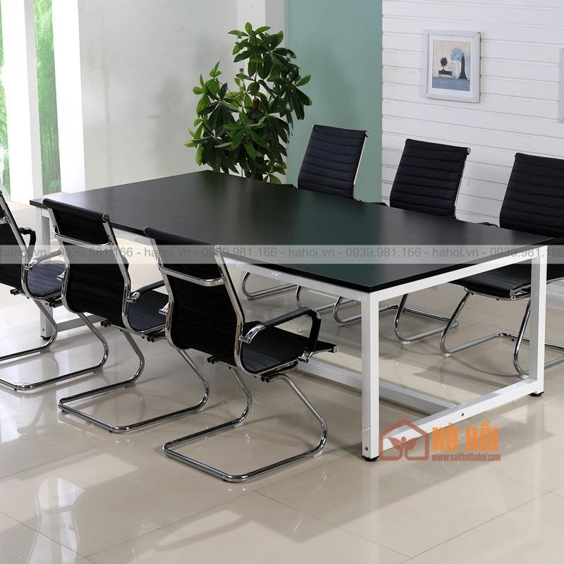 Bàn họp chân sắt 2m BHS3