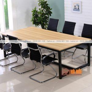 Bàn họp chân sắt 2m BHS3