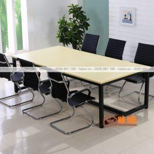 Bàn họp chân sắt 2m BHS3