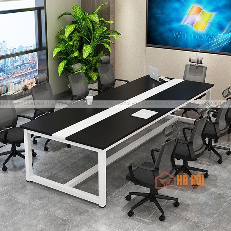 Bàn họp chân sắt 2m4 BHS2_4