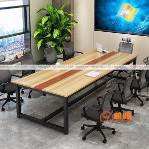 Bàn họp chân sắt 2m4 BHS2