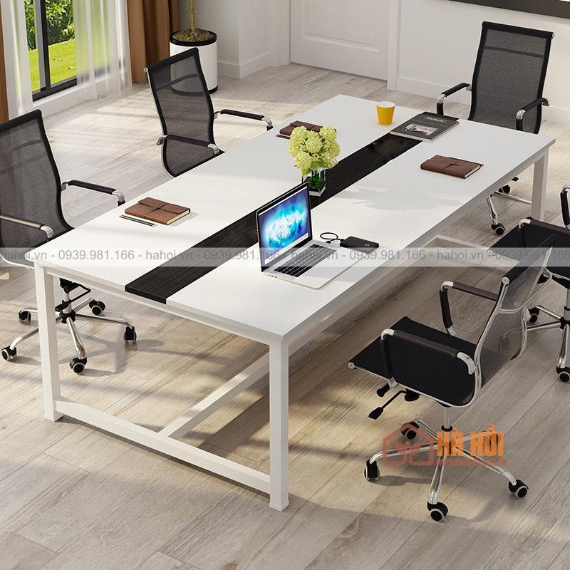 Bàn họp chân sắt 2m4 BHS2_4 - Ảnh 3