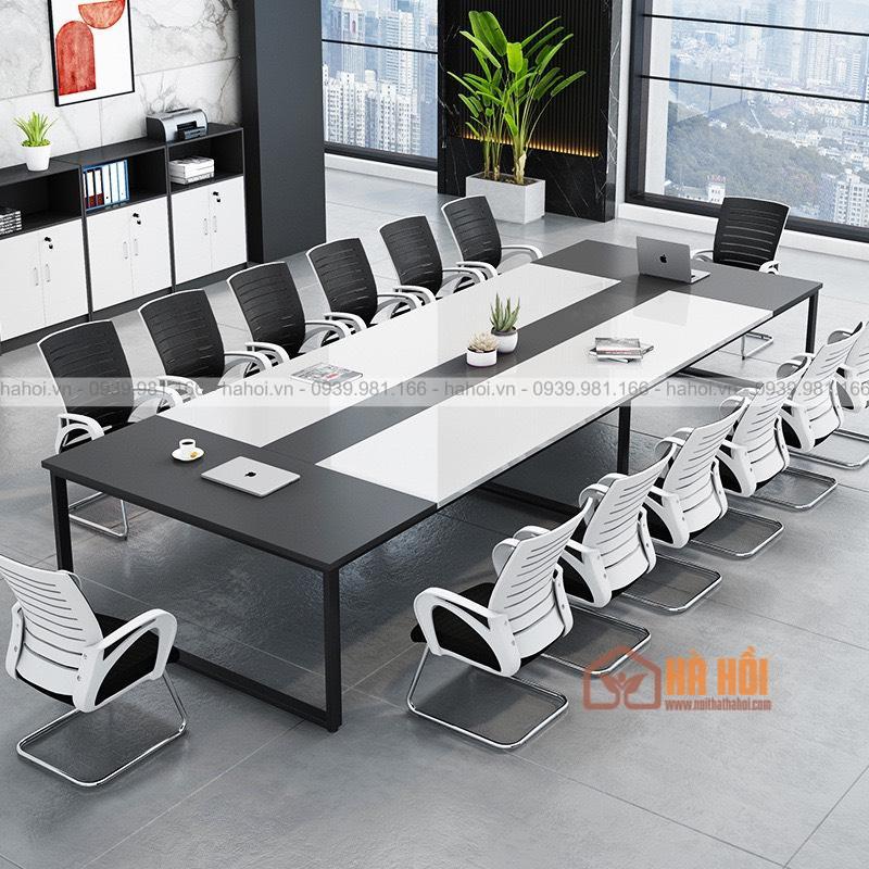 Bàn họp chân sắt 3m6 BHS5