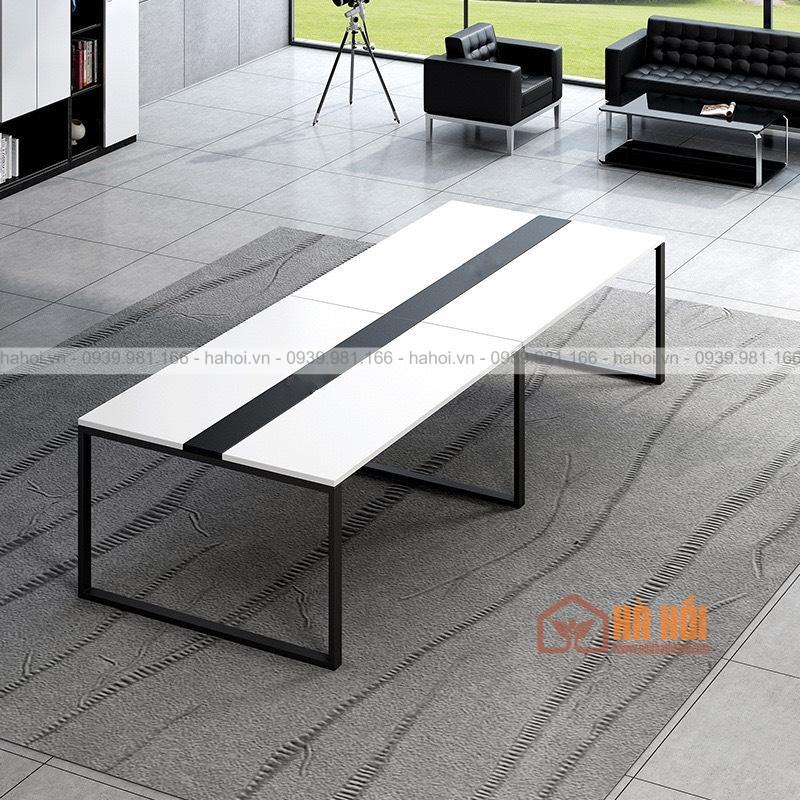 Bàn họp chân sắt 3m BHS4 - Ảnh 2
