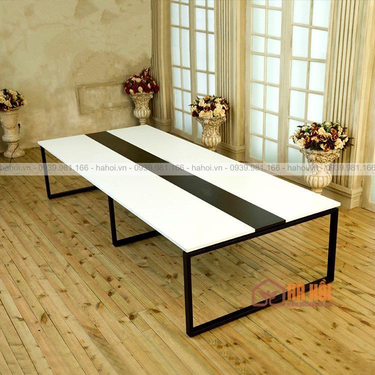 Bàn họp chân sắt 3m BHS4 - Ảnh 5