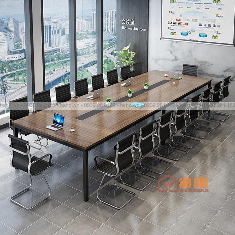 Bàn họp chân sắt 4m8 BHS7