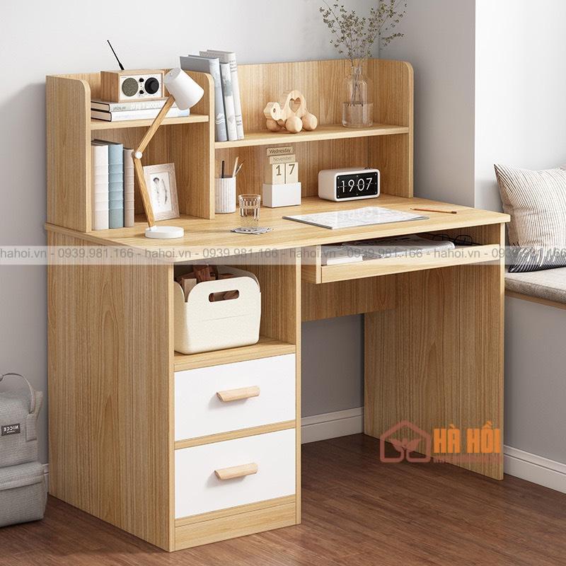 Bàn làm việc liền giá sách BLG13
