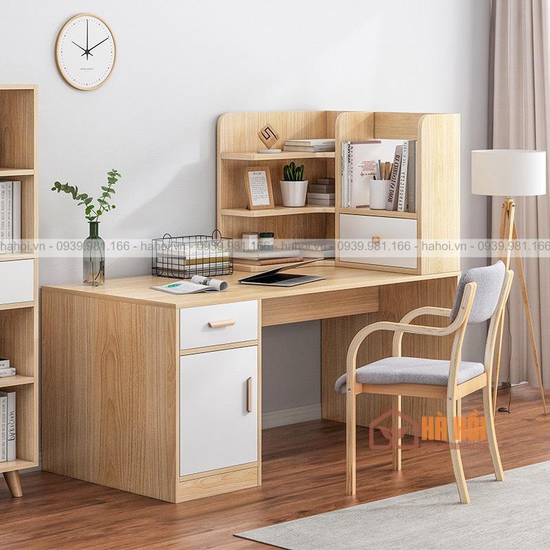 Bàn làm việc liền giá sách BLG14