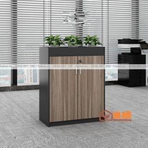 Tủ tài liệu kết hợp để cây trang trí TL08