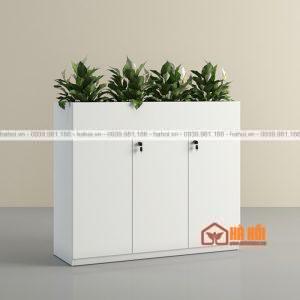 Tủ tài liệu kết hợp để cây trang trí TL09