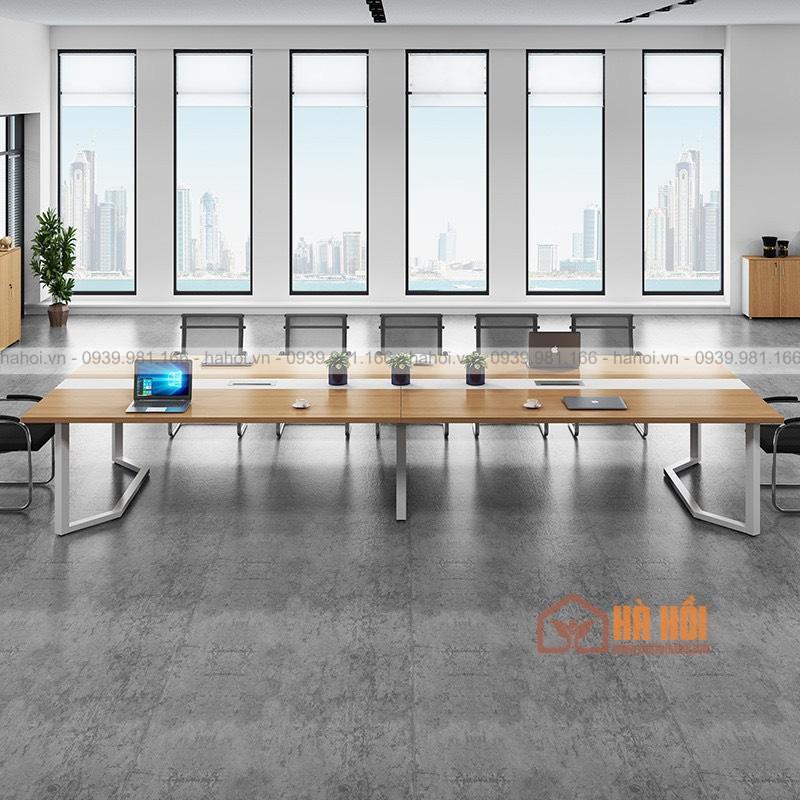 Bàn họp chân sắt 3m BHS4 - Ảnh 3