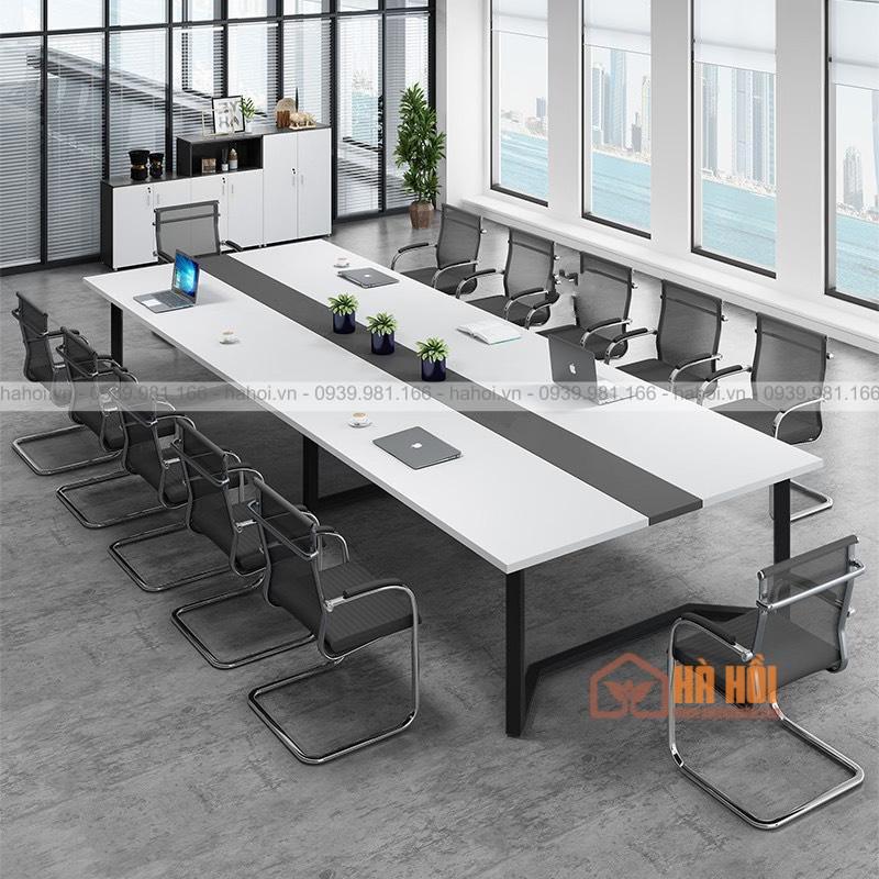 Bàn họp chân sắt 3m BHS4 - Ảnh 4