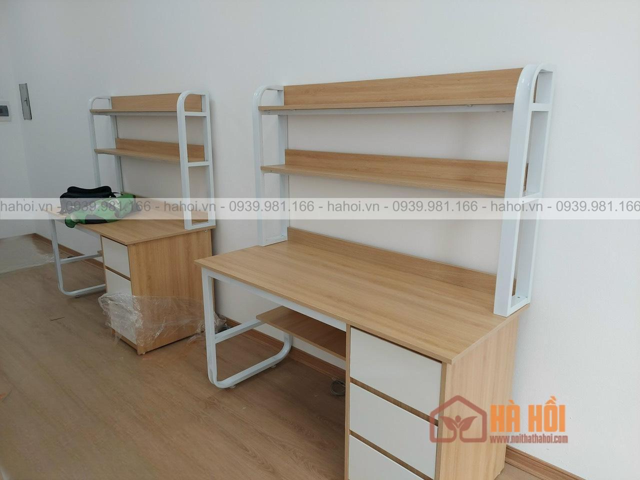 Bàn làm việc liền giá sách BLG15 - Ảnh 5
