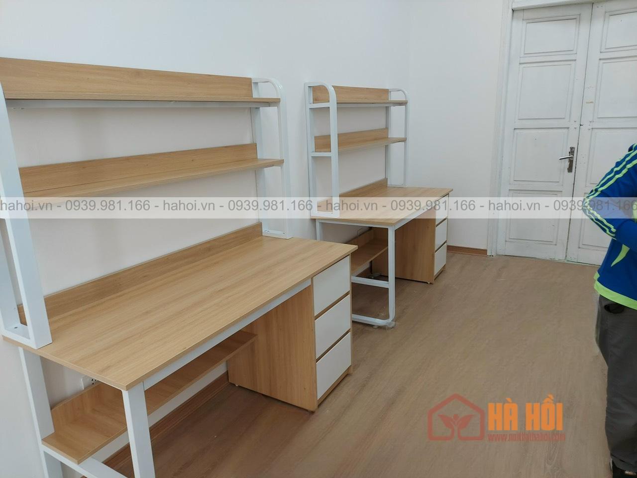 Bàn làm việc liền giá sách BLG15 - Ảnh 4