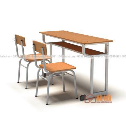 Bộ bàn học sinh có 2 ghế rời có tựa HS03A