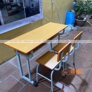 Bộ bàn học sinh có 2 ghế rời có tựa HS03B