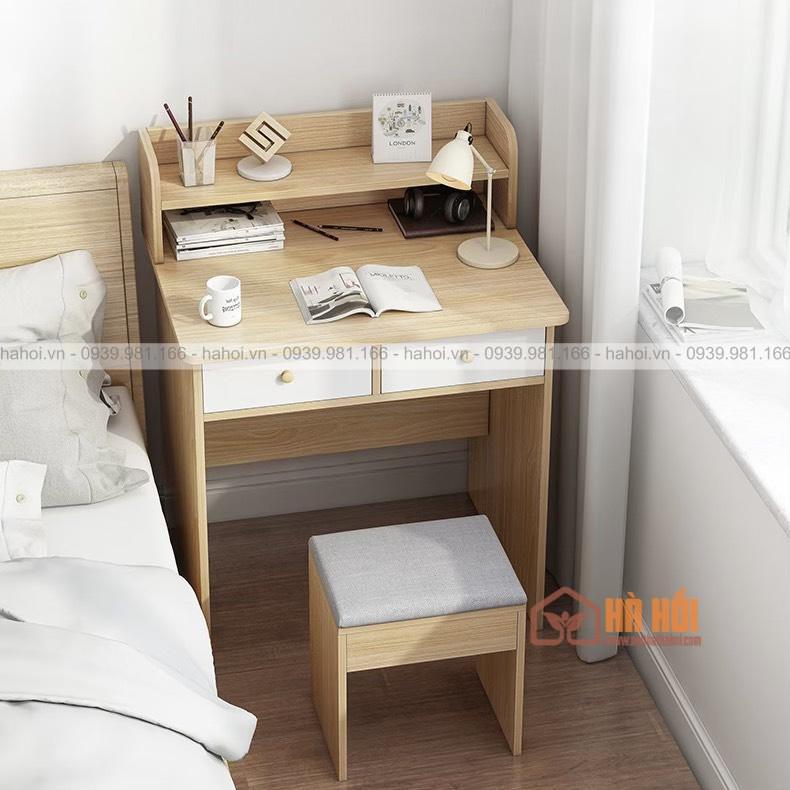 Bàn làm việc liền giá sách nhỏ 50cm BLG07