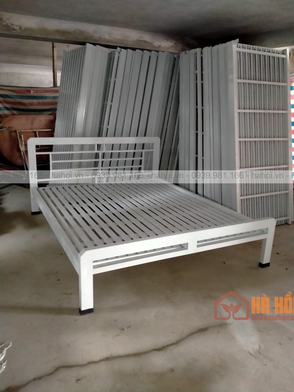 Giường sắt đơn gia đình 1m2 GĐ7