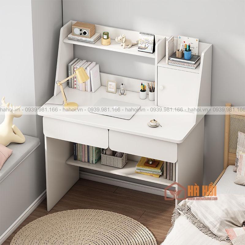 Bàn làm việc liền giá sách 80cm BLG05 - Ảnh 3