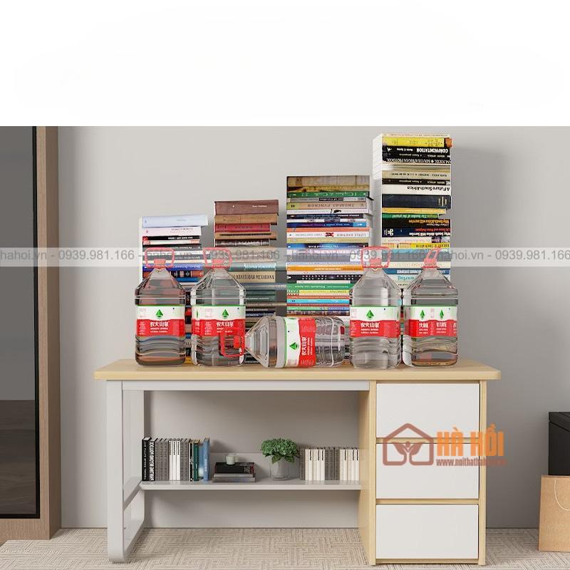 Bàn làm việc chân sắt có hộc 1m2 BLV9 - Ảnh 3