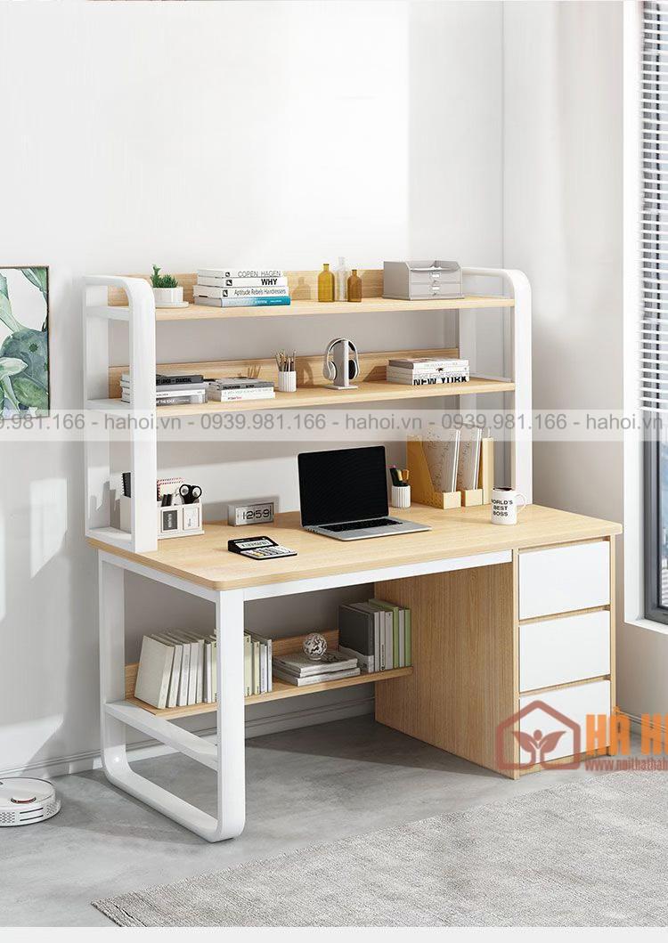Bàn làm việc liền giá sách BLG15 - Ảnh 3
