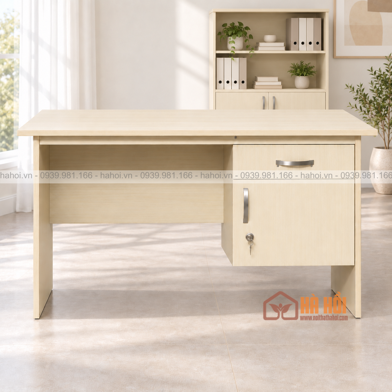 Bàn nhân viên hộc treo 1m2 BVP09