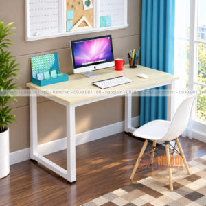 Bàn làm việc chân sắt chữ U 1m2 BVP07