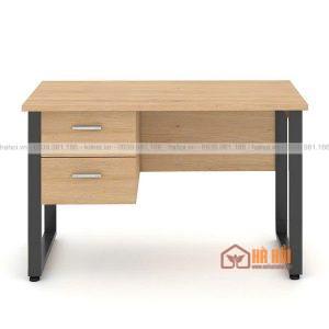 Bàn làm việc chân sắt hộc treo BLV11